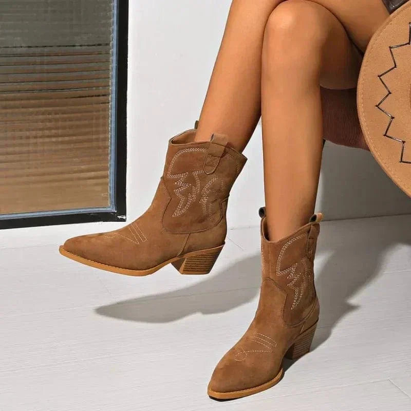 Eira - Belle Western Boots | Last Day 80% Off!