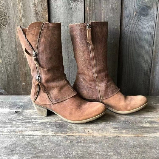 Aisling - Rust Boots | Last Day 80% Off!