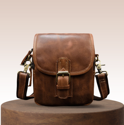 Zachary - Genuine Leather Shoulder Bag for Men | Last day 80% off!