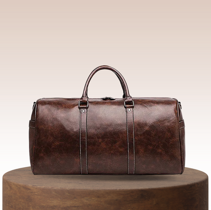 Austin - Leather Weekender Travel Bag | Last day 80% off!