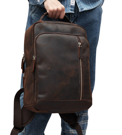 Austin - Vintage Crazy Horse Leather Backpack | Last day 80% off!