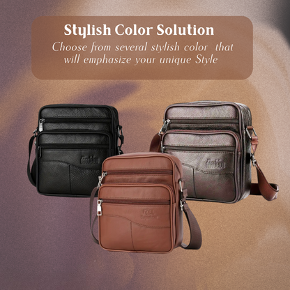 Carter - Leather Multifunctional Shoulder Bag for Men | Last day 80% off!