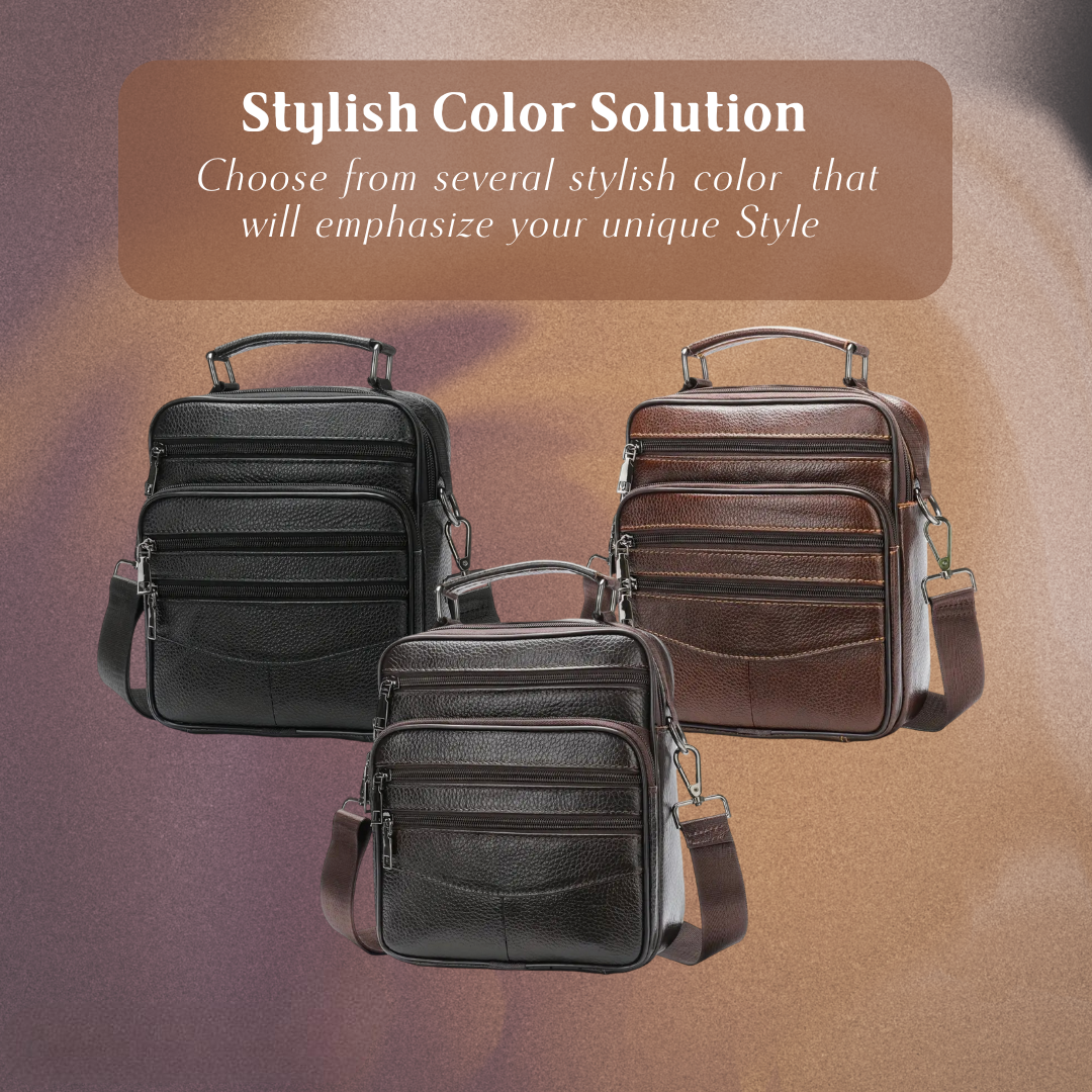 Jacob - Leather Retro Crossbody Bag for Men | Last day 80% off!