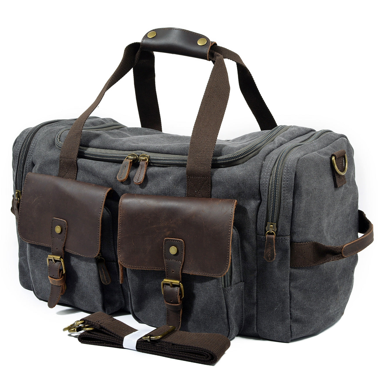 David - Mens Canvas Leather Duffle Bags | Last day 80% off!