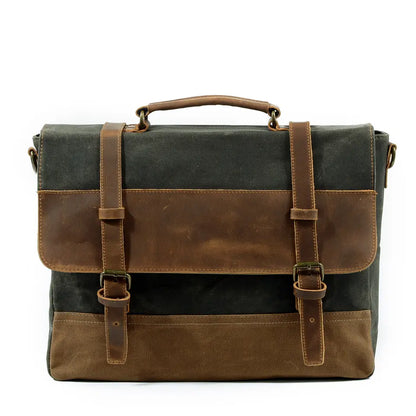 Jack - Water-Resistant Waxed Canvas Messenger Bag | Last day 80% off!