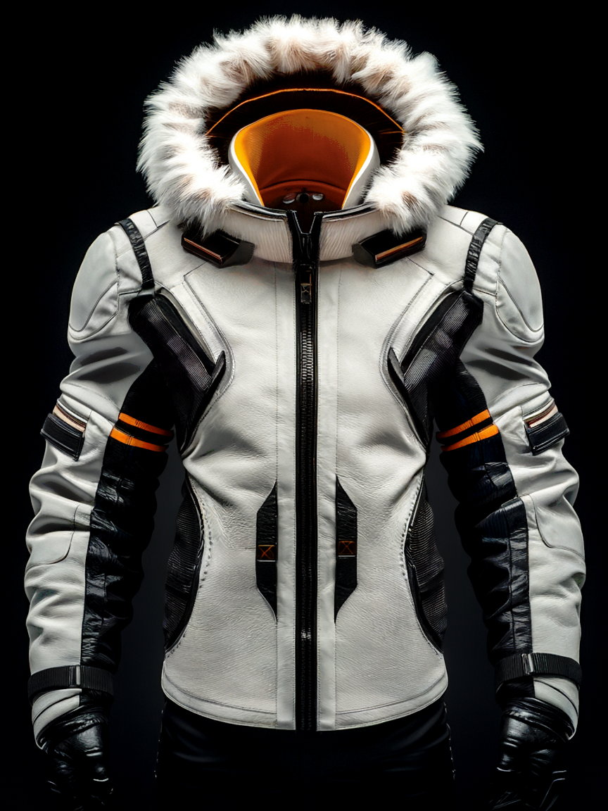 Stylish Fur Collar Leather Coat 0ffa | Last day 80% off!