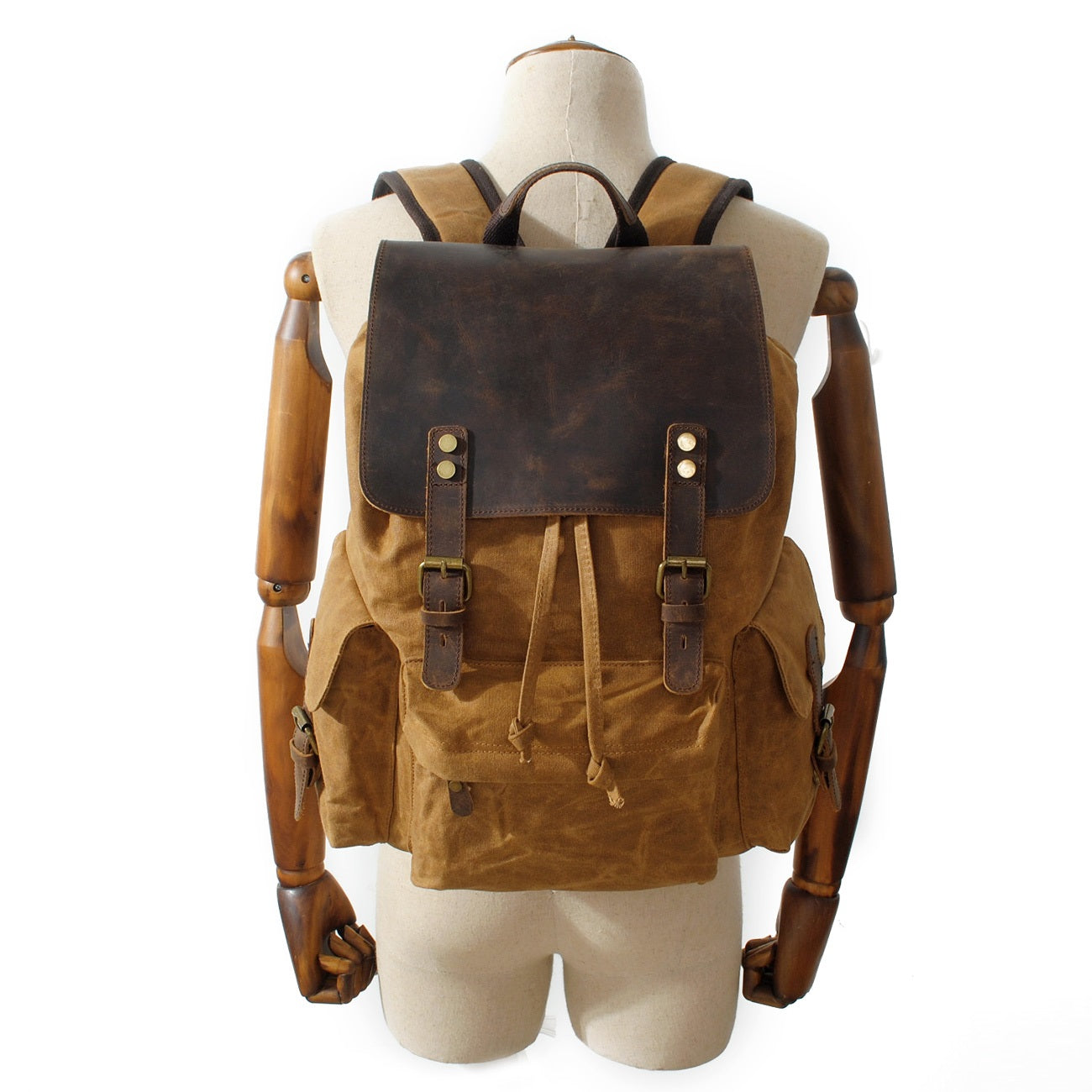 Jacob - Vintage Waxed Canvas Backpack | Last day 80% off!