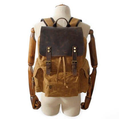 Jacob - Vintage Waxed Canvas Backpack | Last day 80% off!