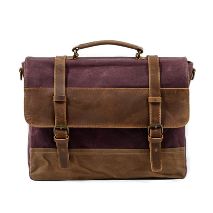 Jack - Water-Resistant Waxed Canvas Messenger Bag | Last day 80% off!
