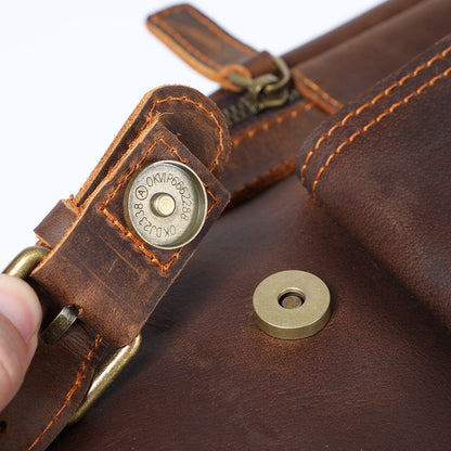 Charles - Men’s Leather Laptop Backpack | Last day 80% off!