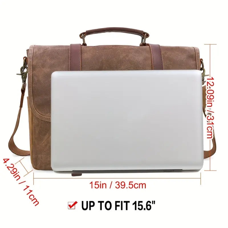 Brett - Men’s Large Capacity Waterproof Canvas Messenger Bag | Last day 80% off!