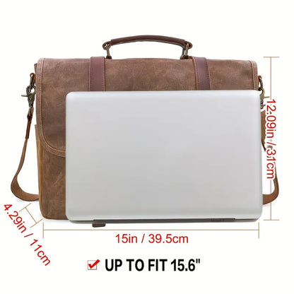Brett - Men’s Large Capacity Waterproof Canvas Messenger Bag | Last day 80% off!