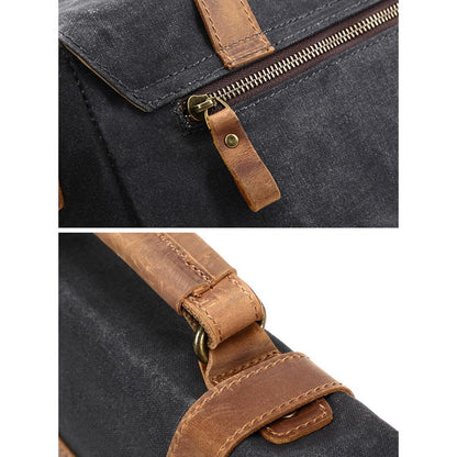 Jack - Water-Resistant Waxed Canvas Messenger Bag | Last day 80% off!