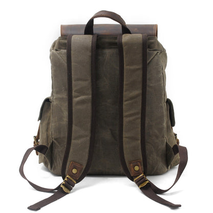 Jacob - Vintage Waxed Canvas Backpack | Last day 80% off!