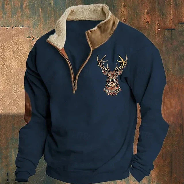 Christos – Sweater with Deer Detail | Last day 80% off!