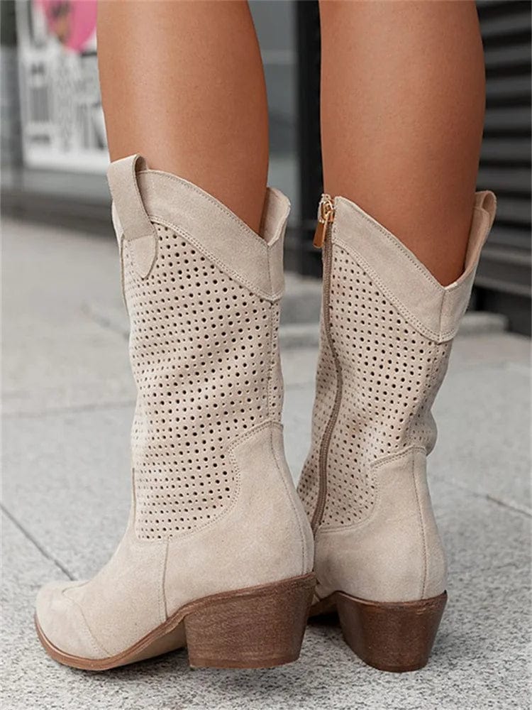 Fenella - Western Boots | Last Day 80% Off!