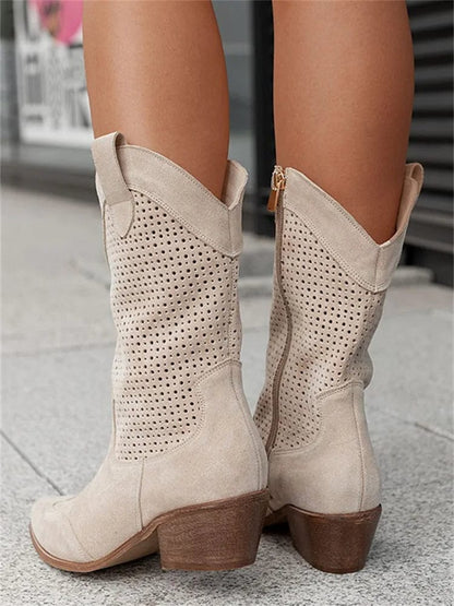 Fenella - Western Boots | Last Day 80% Off!