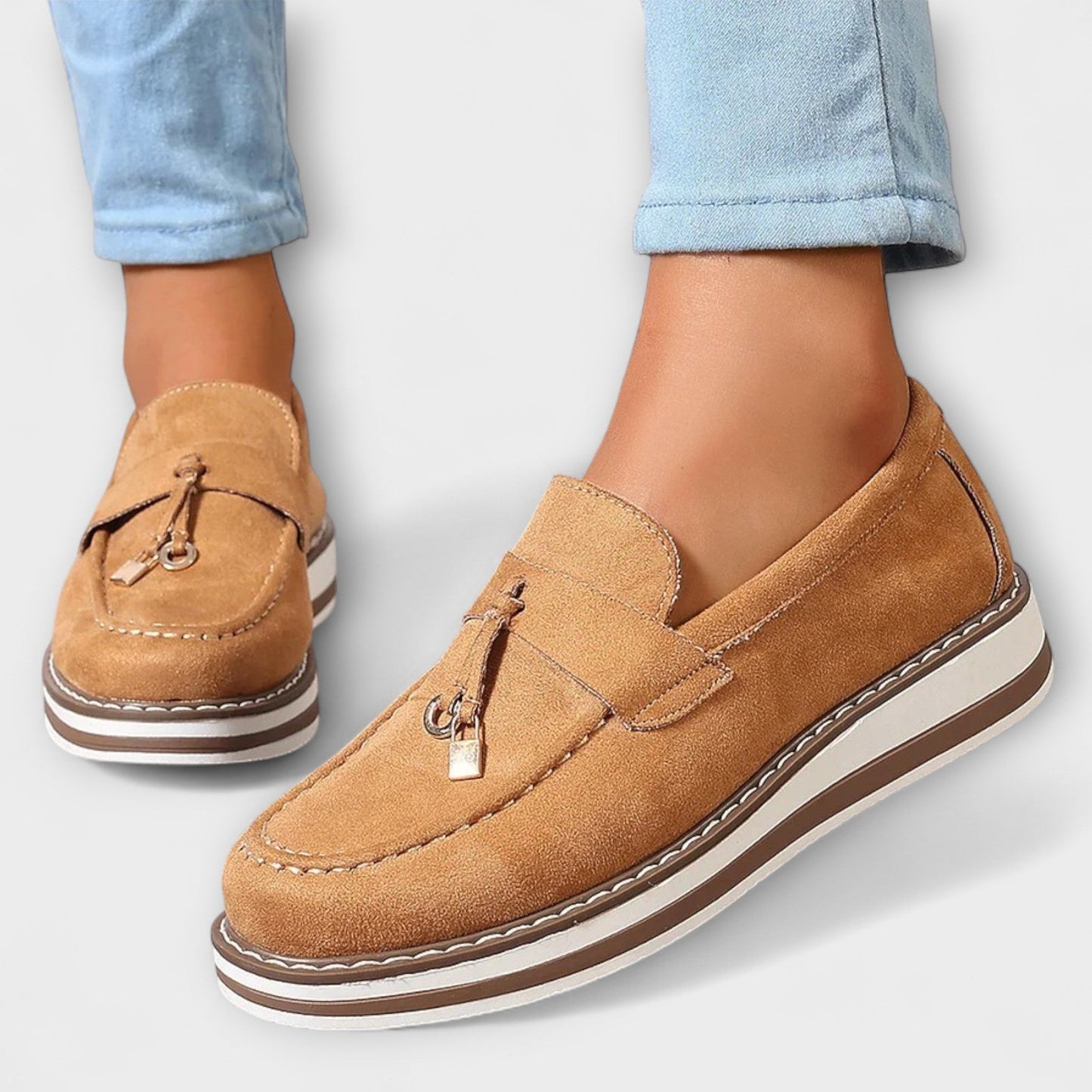 Halo – Casual Loafers with Round Toe | Last day 80% off!