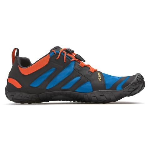 V-Trail 2.0 Mens Barefoot Trail Running Shoe - Blue/Orange