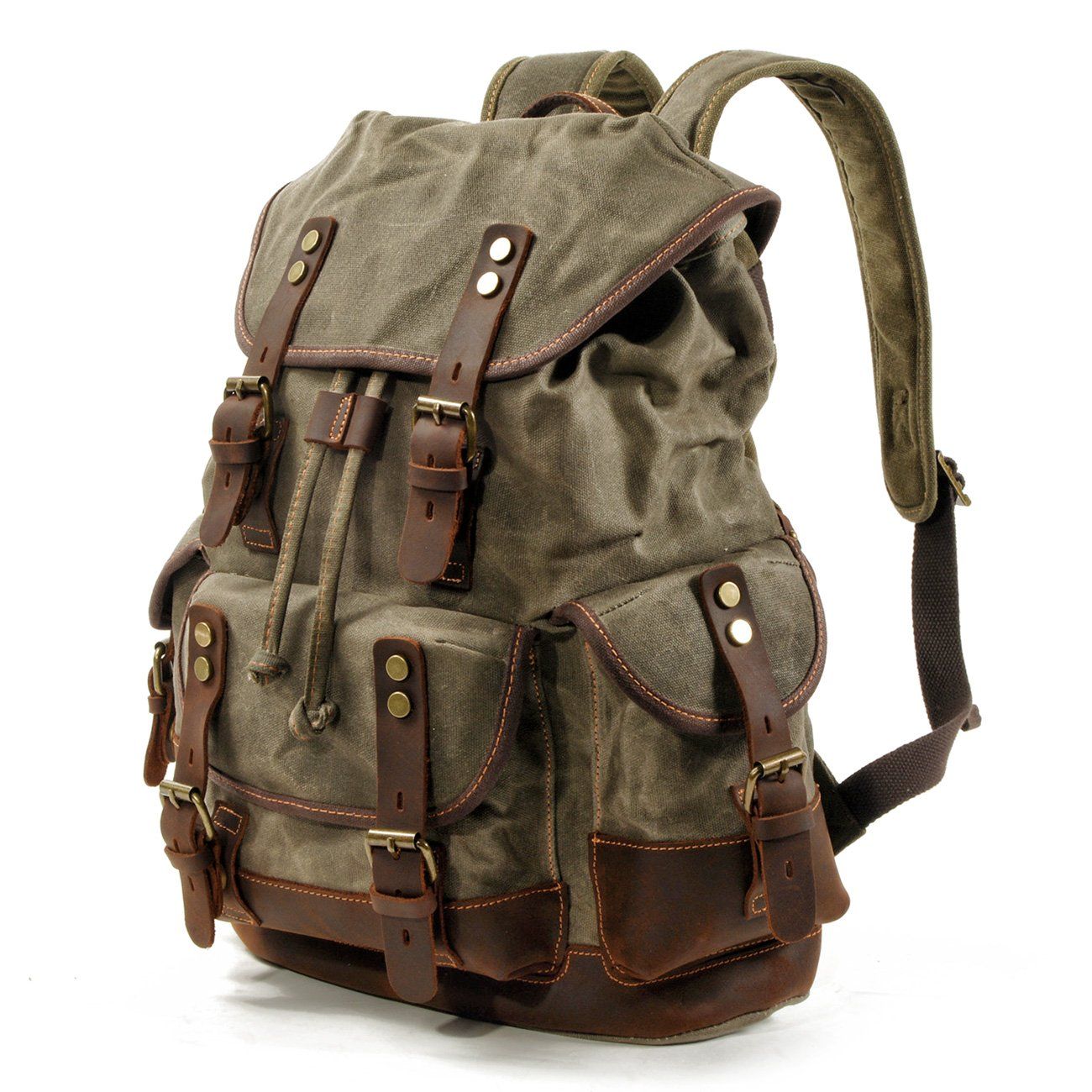 John - Heavy-Duty Canvas Hiking Backpack | Last day 80% off!