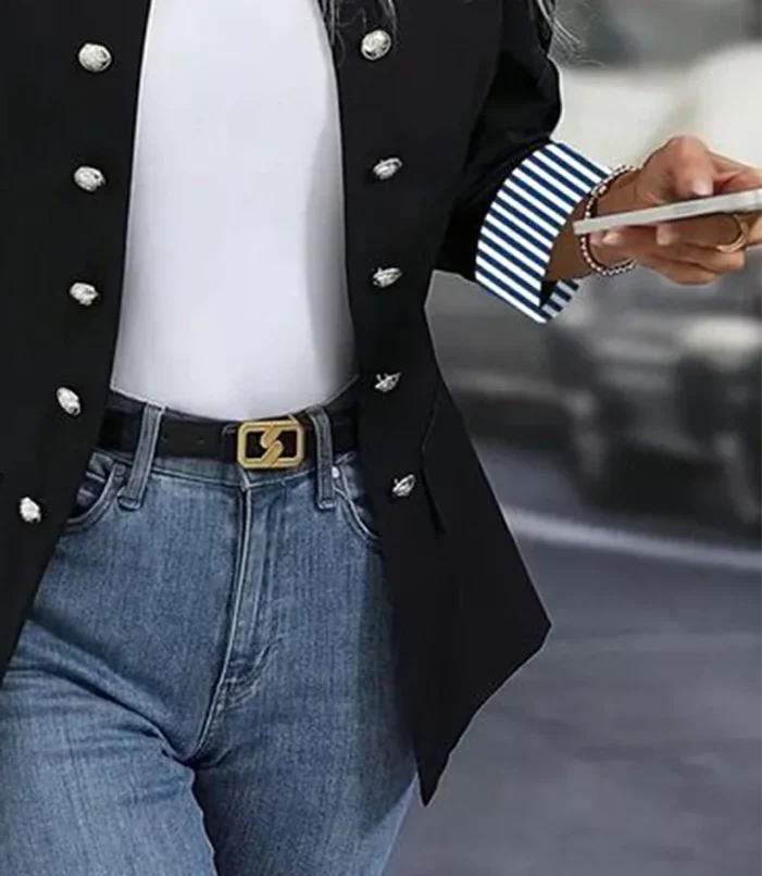 Comfy Black Long Sleeve Outerwear | Last day 80% off!