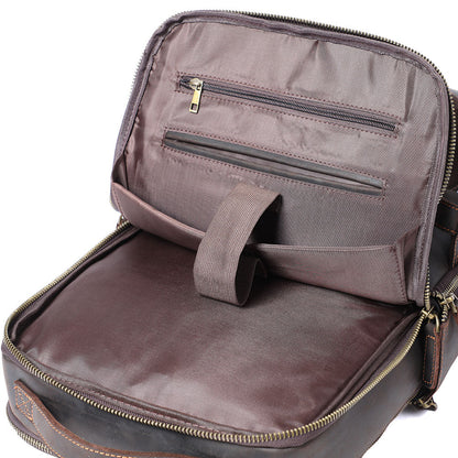 Andrew - Men’s Leather Laptop Rucksack | Last day 80% off!