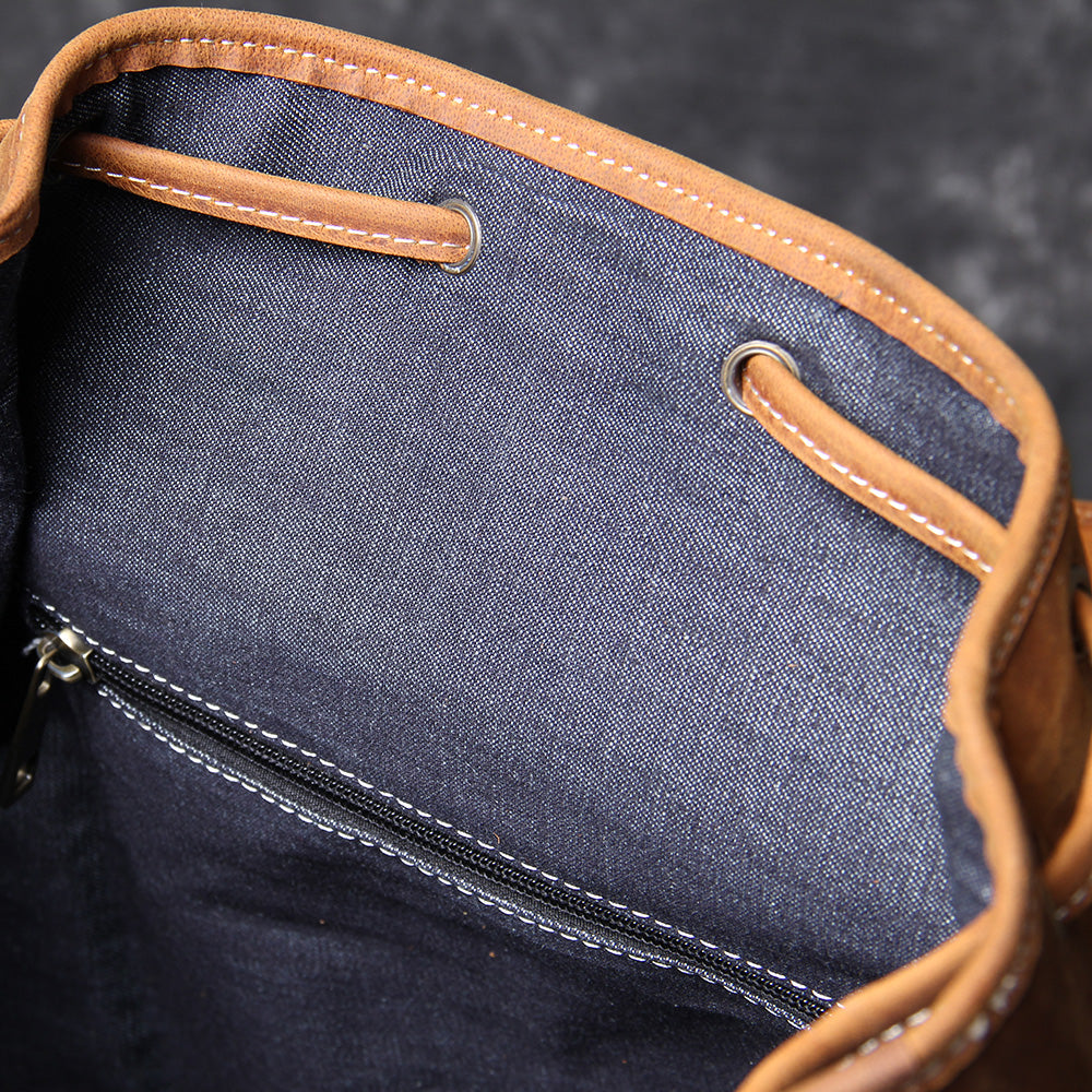 Jeffrey - Durable Classic Leather Knapsack | Last day 80% off!