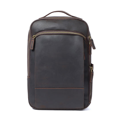 Andrew - Men’s Leather Laptop Rucksack | Last day 80% off!