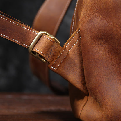 Jeffrey - Durable Classic Leather Knapsack | Last day 80% off!