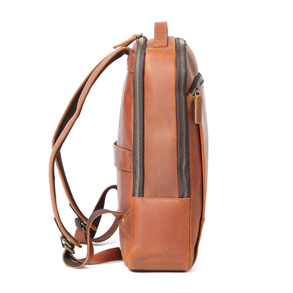 Andrew - Men’s Leather Laptop Rucksack | Last day 80% off!