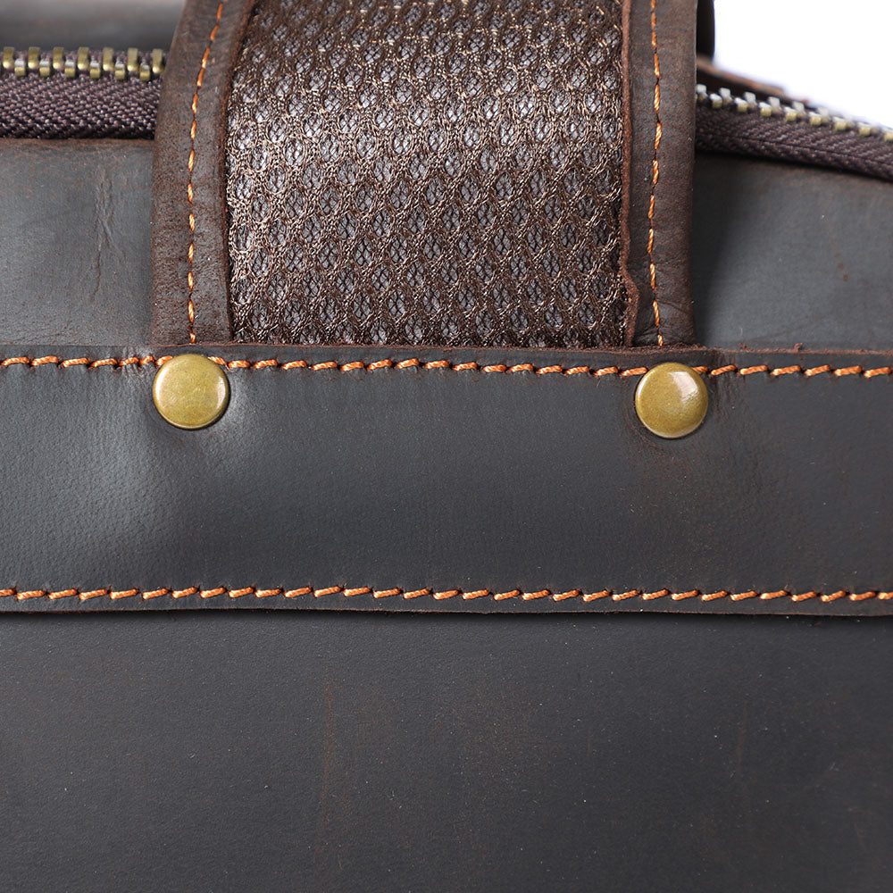 Andrew - Men’s Leather Laptop Rucksack | Last day 80% off!