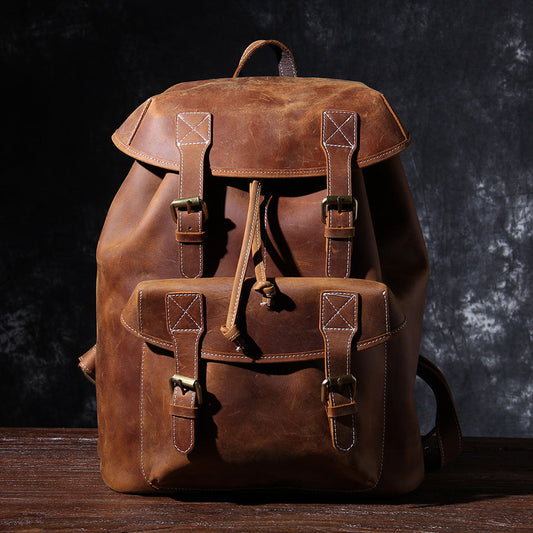 Jeffrey - Durable Classic Leather Knapsack | Last day 80% off!
