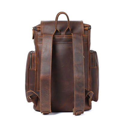 Charles - Men’s Leather Laptop Backpack | Last day 80% off!