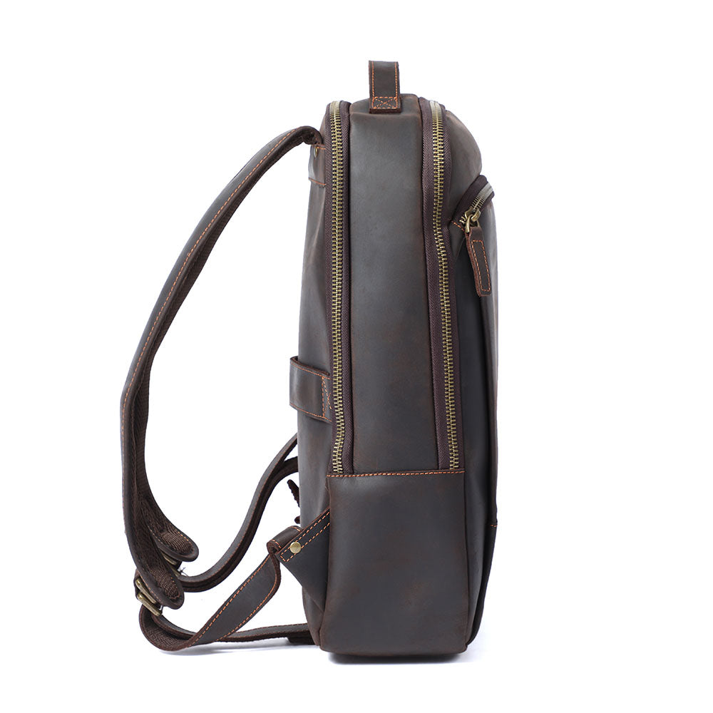 Andrew - Men’s Leather Laptop Rucksack | Last day 80% off!