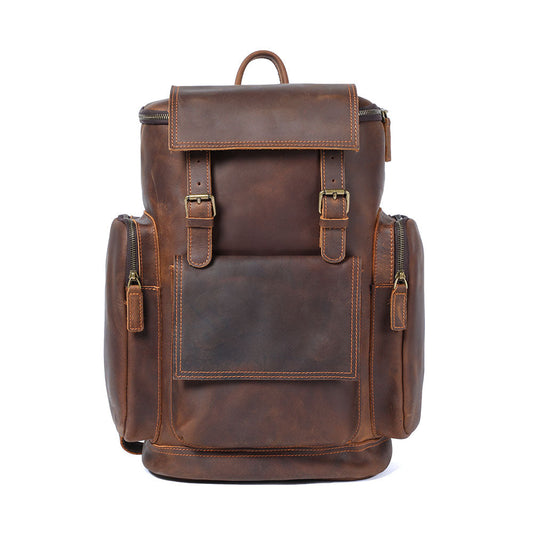 Charles - Men’s Leather Laptop Backpack | Last day 80% off!