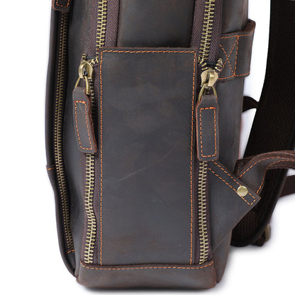 Andrew - Men’s Leather Laptop Rucksack | Last day 80% off!