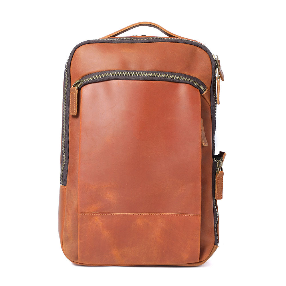 Andrew - Men’s Leather Laptop Rucksack | Last day 80% off!