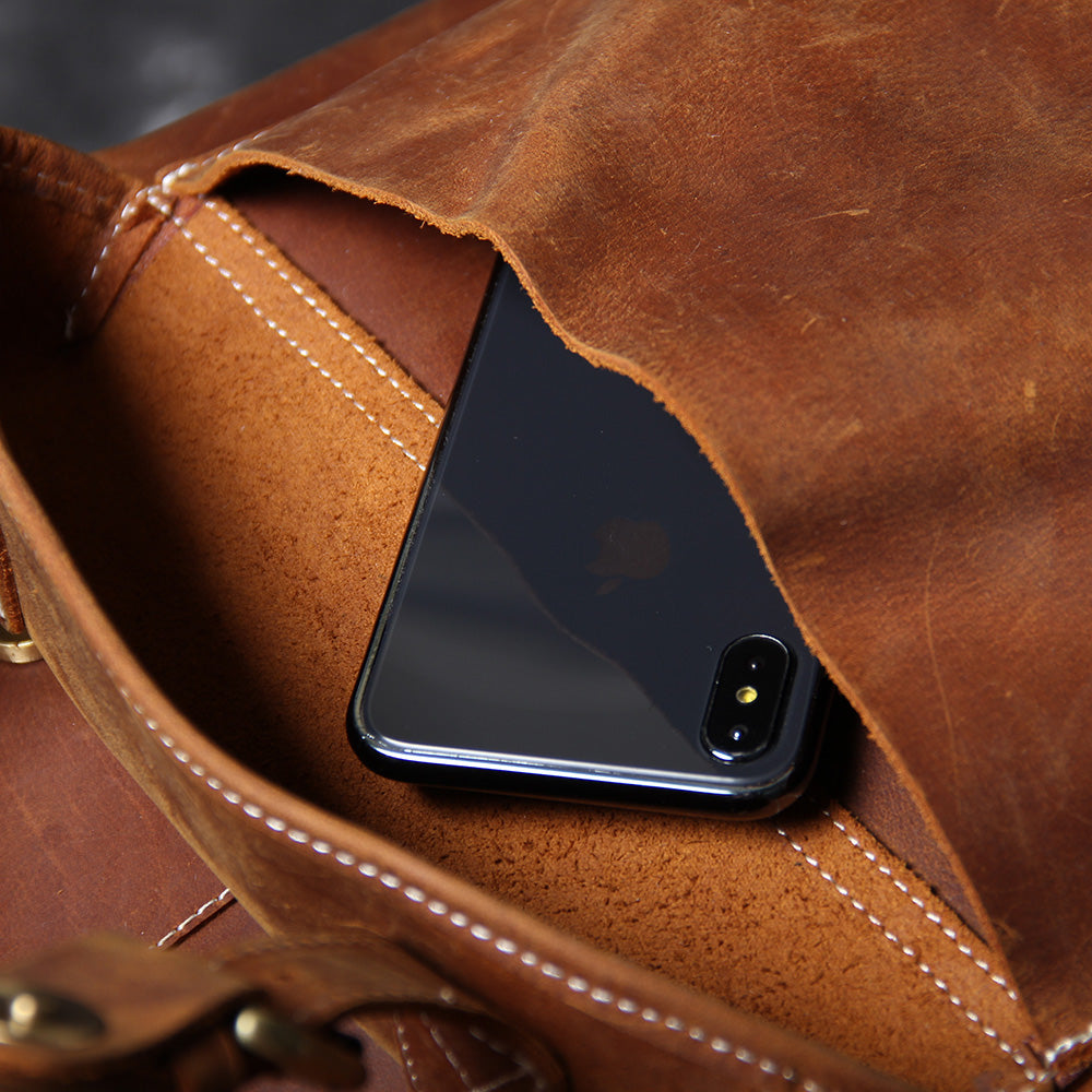 Jeffrey - Durable Classic Leather Knapsack | Last day 80% off!