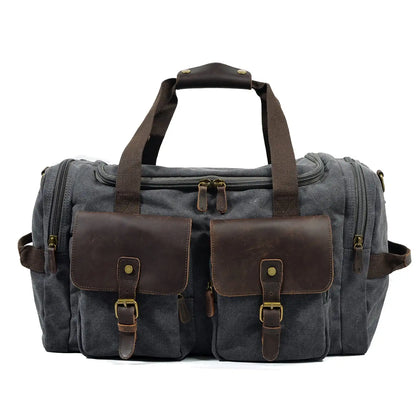David - Mens Canvas Leather Duffle Bags | Last day 80% off!