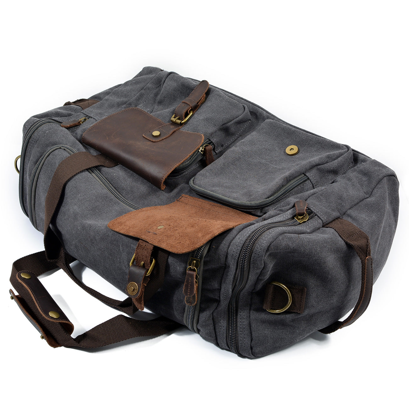 David - Mens Canvas Leather Duffle Bags | Last day 80% off!
