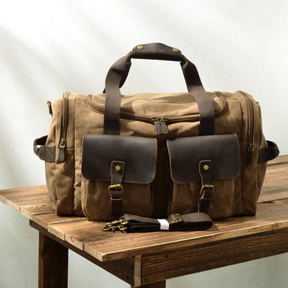 David - Mens Canvas Leather Duffle Bags | Last day 80% off!
