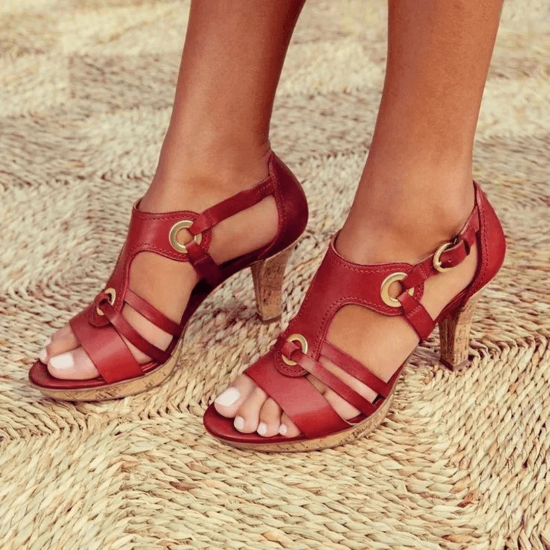 BELLA - Comfortable Heeled Sandals | Last Day 80% Off!