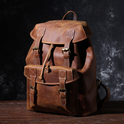 Jeffrey - Durable Classic Leather Knapsack | Last day 80% off!
