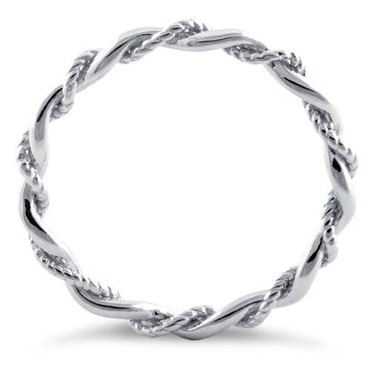 Sterling Silver Twist Ring | Last day 80% off!