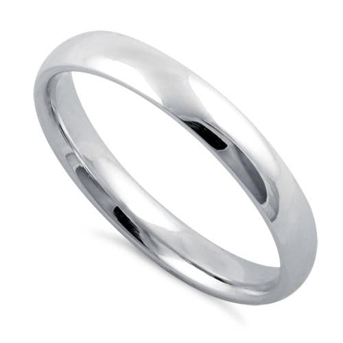 Sterling Silver Wedding Band 3mm | Last day 80% off!