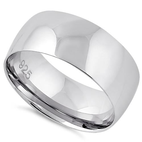Sterling Silver Wedding Band 8mm | Last day 80% off!