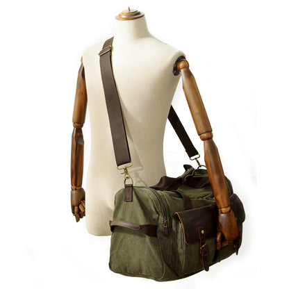David - Mens Canvas Leather Duffle Bags | Last day 80% off!