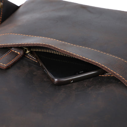 Andrew - Men’s Leather Laptop Rucksack | Last day 80% off!