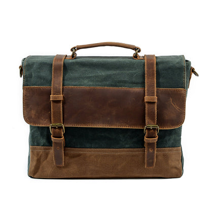 Jack - Water-Resistant Waxed Canvas Messenger Bag | Last day 80% off!