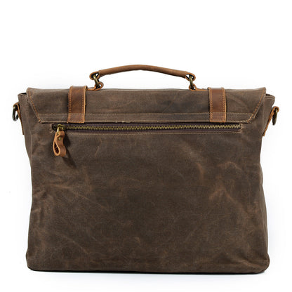 Jack - Water-Resistant Waxed Canvas Messenger Bag | Last day 80% off!